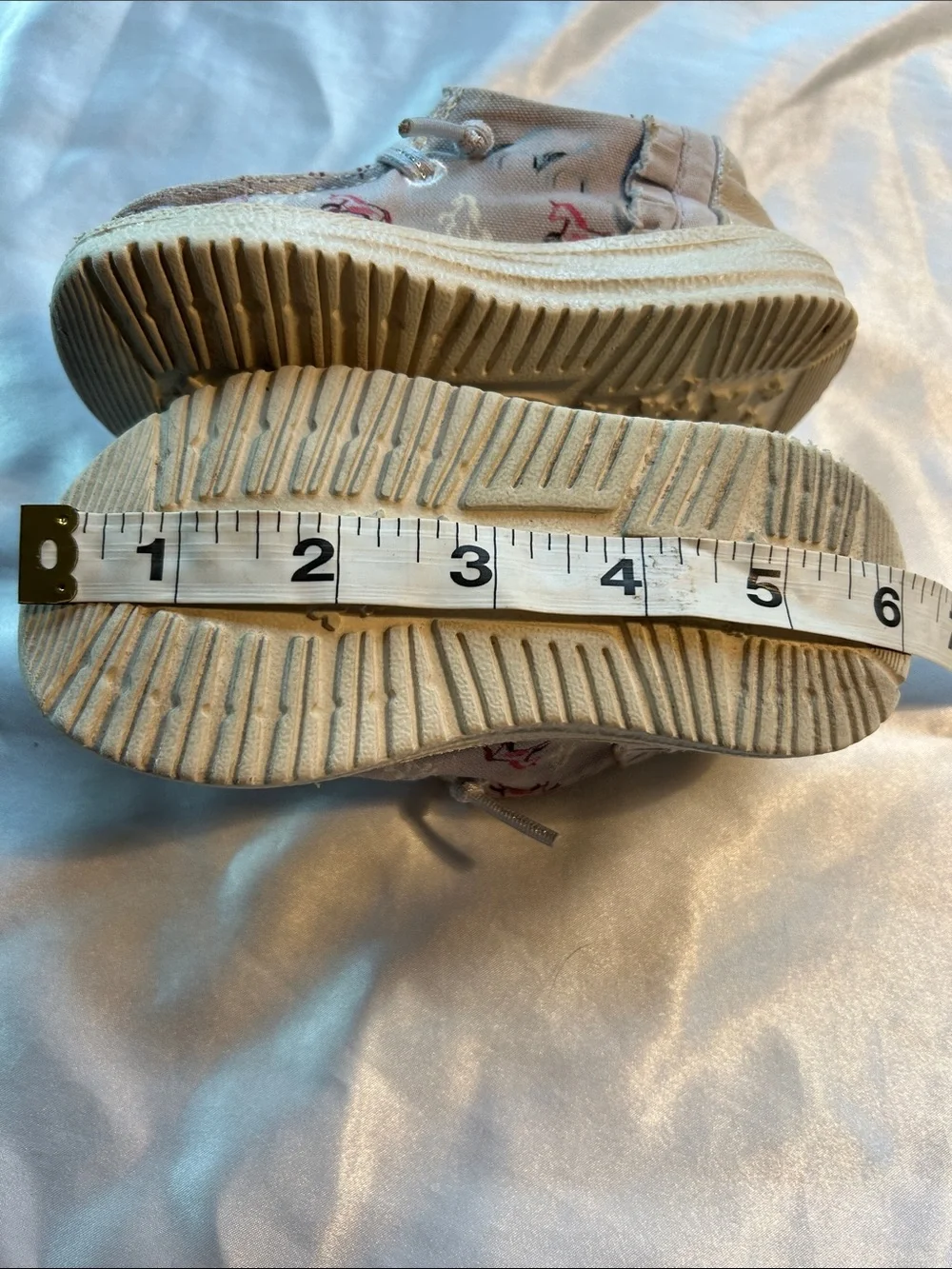 Toddler Hey Dude Shoes with Horse Print - Light Beige